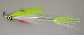 monster peacock bass trolling jig white chartreuse