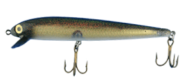 monster peacock bass lures peacock minnow gold glitter