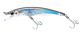 yo-zuri crystal 3D minnow floating black siler