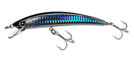 yo-zuri crystal minnow floating black silver